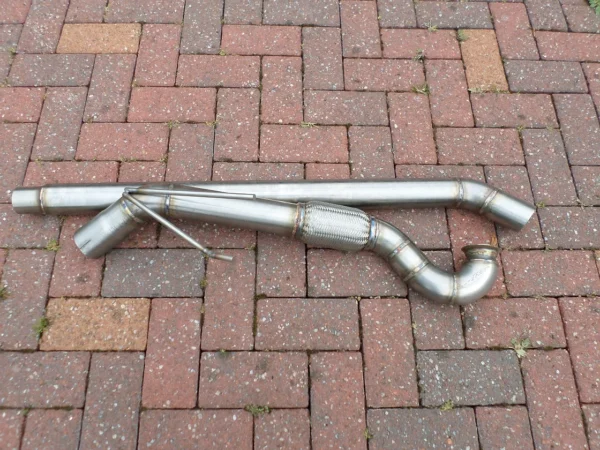 2.5" decat downpipe for 2.0TDI PD140 BKD Golf mk5 4x4