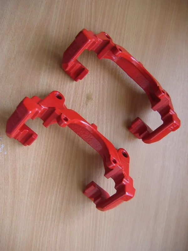 312mm front brakes upgrade caliper carriers for Golf mk5 and mk6 based cars - Image 2