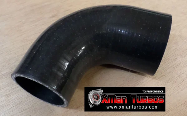 90 degrees 57mm-51mm silicone reducer elbow for 57mm ALH race pipe - Image 2