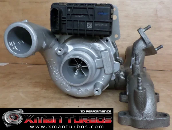 GTB2056vk turbocharger on 1.9TDI stock cast manifold