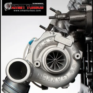 GTB2260vk vacuum converted turbocharger 2.0TDI BKD on stock cast manifold