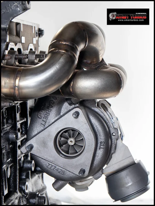Garrett GTB2260vk GTB2265vk vacuum converted for tubular manifold - Image 2