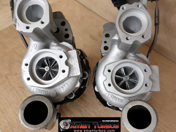 Set of uprated GTB1856vk turbochargers for Volkswagen Touareg Phaeton V10 5.0TDI